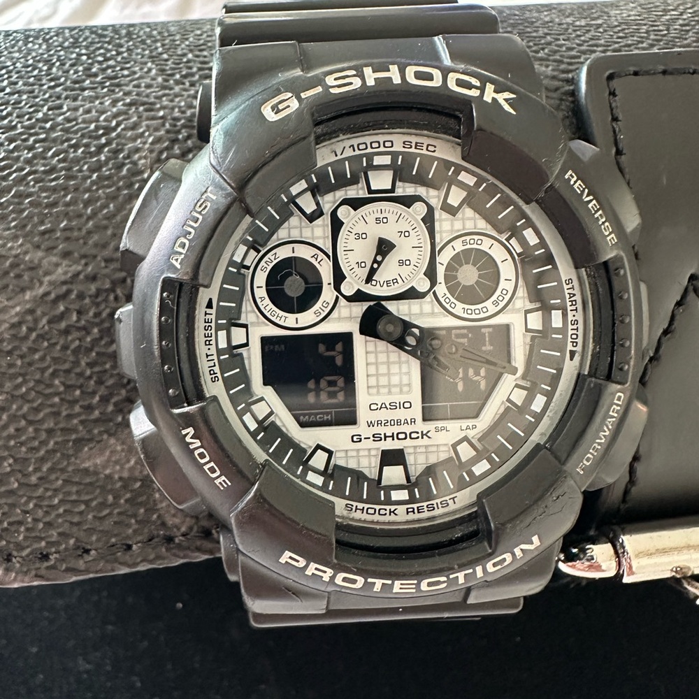 Casio G-Shock Dual Display Black Watch